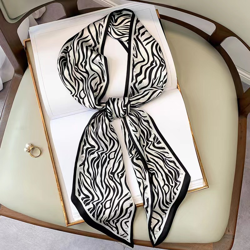 Luxury Bags Duffle - Luxury Zebra Print Silk Square Scarf