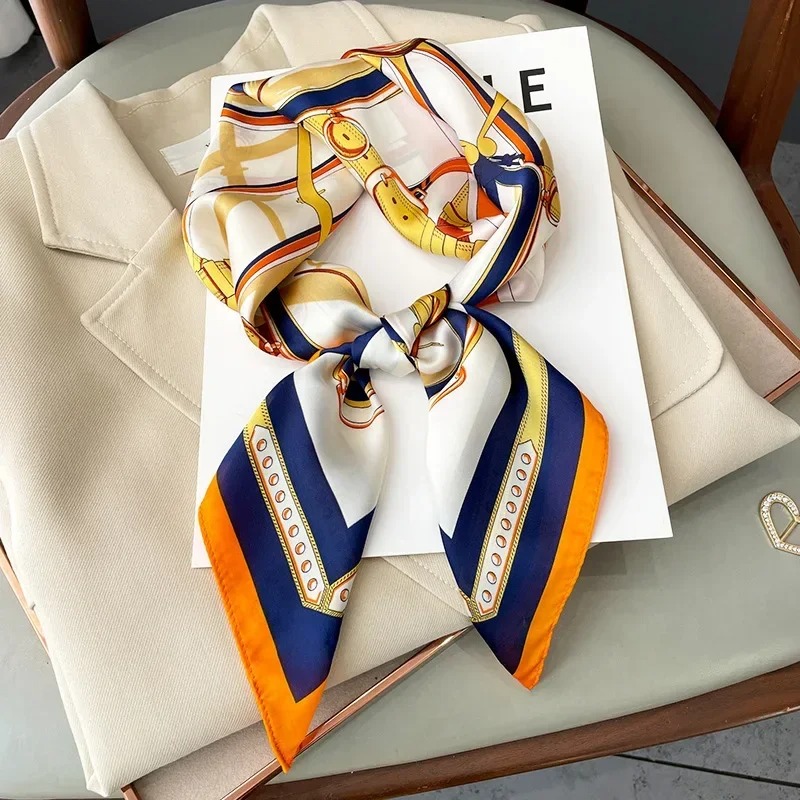 Luxury Bags Duffle - Luxury Design Skinny Silk Square Scarf