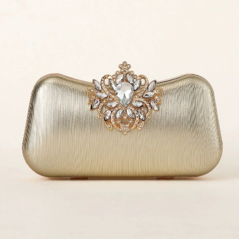 Dark Green Velvet Clutch Bag L - Luxury Bags Green recension och pris