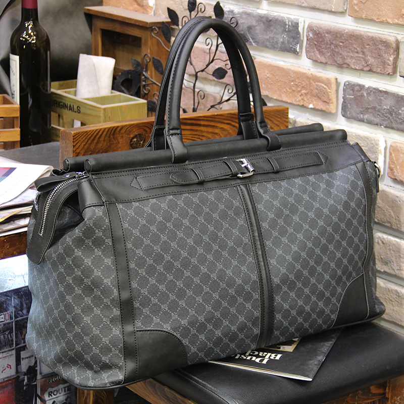 Fashion Plaid Travel Bag Men H - Luxury Bags Luggage recension och pris
