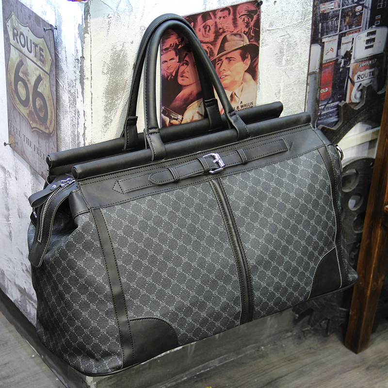 Fashion Plaid Travel Bag Men H - Luxury Bags Luggage recension och pris