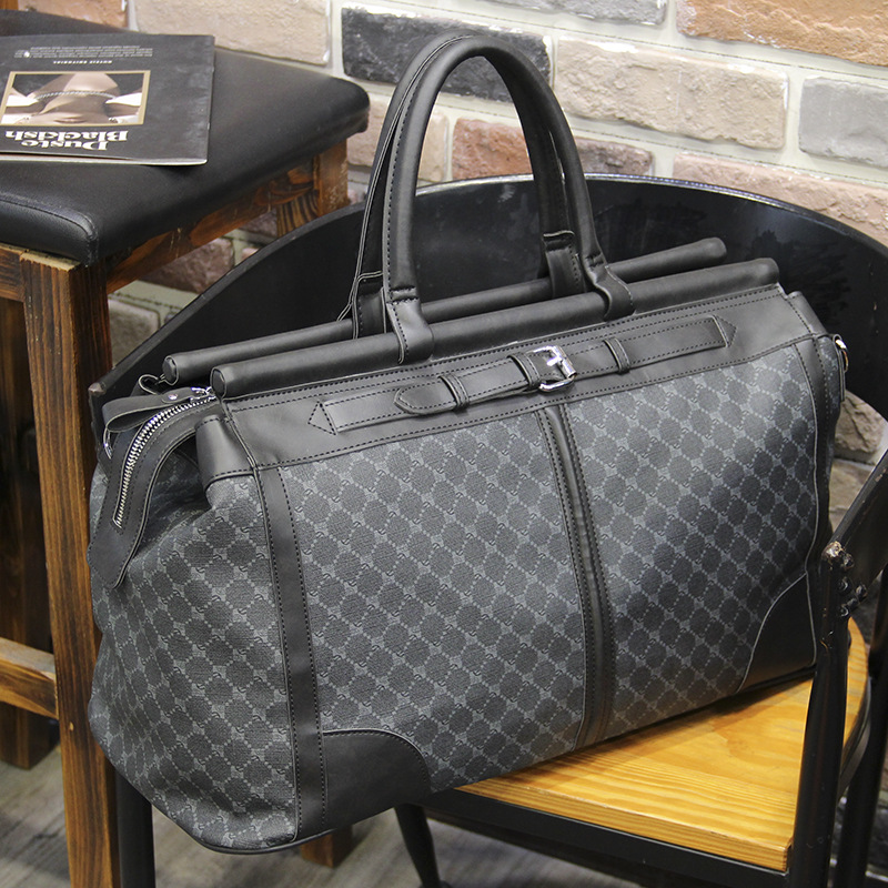 Fashion Plaid Travel Bag Men H - Luxury Bags Luggage recension och pris