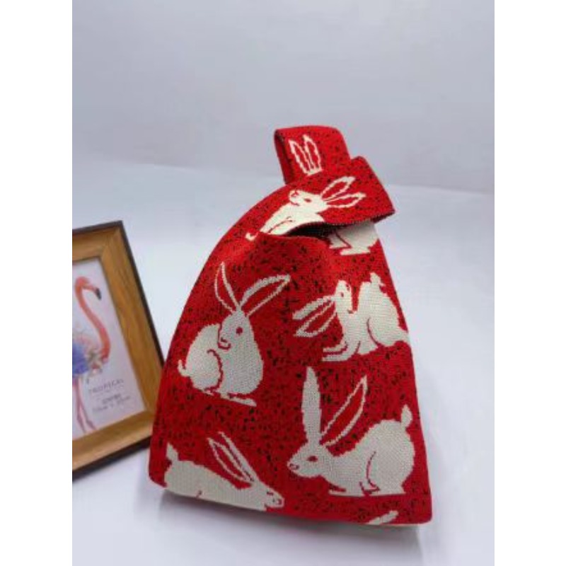 Miffy Red Knit Luxury Tote Bag - Luxury Bags Luggage recension och pris