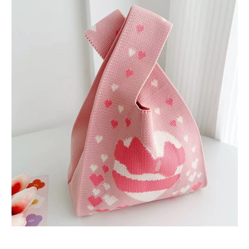 Miffy Red Knit Luxury Tote Bag - Luxury Bags Luggage recension och pris