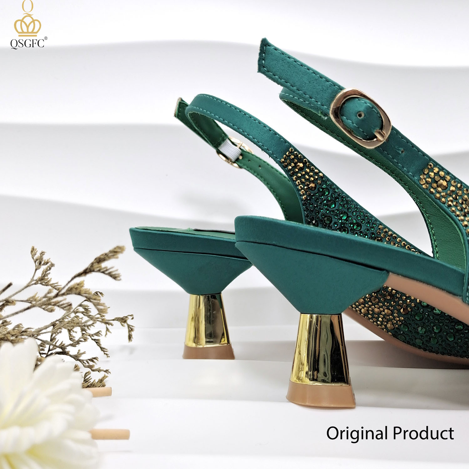 2026 Nigerian Women Heel Ladie - Luxury Bags Green recension och pris