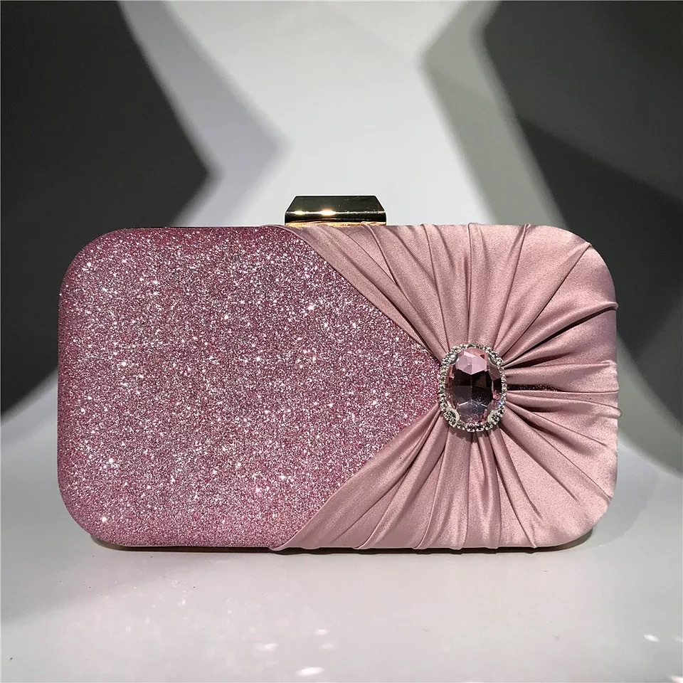 Silver Luxury Crystal Evening  - Luxury Bags Green recension och pris