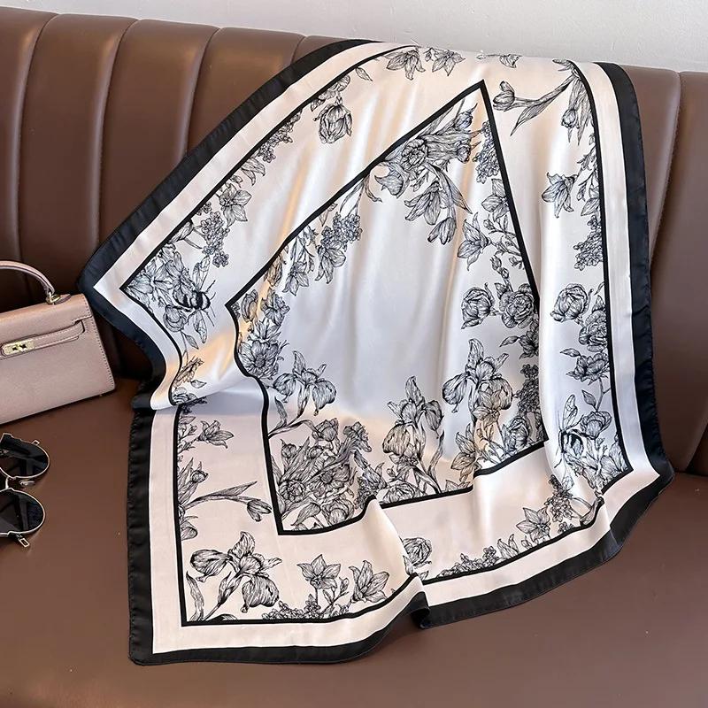 70*70cm Luxury Floral Print Si - Luxury Bags Duffle recension och pris