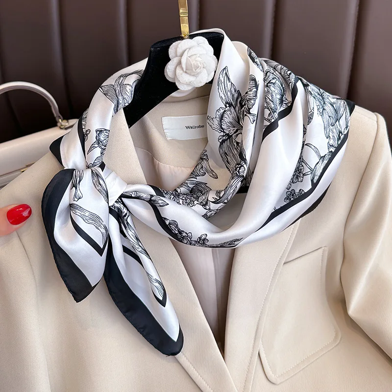 70*70cm Luxury Floral Print Si - Luxury Bags Duffle recension och pris