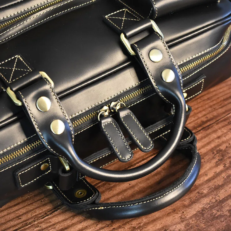 Vintage Men's Black Shoulder B - Luxury Bags Luggage recension och pris