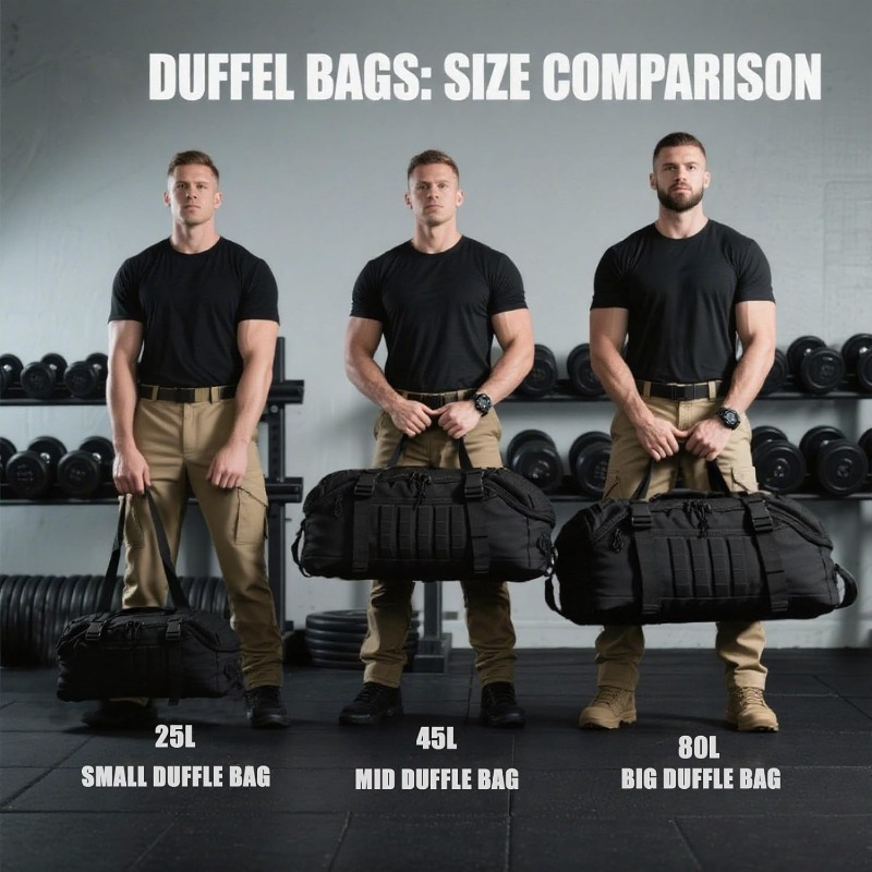 LQARMY 25L 45L 80L Sport Trave - Weekender Bag Duffle recension och pris